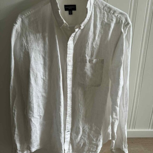 Club Monaco Linen Shirt Sz Small - Picture 1 of 3